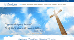 Desktop Screenshot of divinegraceministry.org