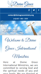 Mobile Screenshot of divinegraceministry.org