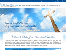 Tablet Screenshot of divinegraceministry.org